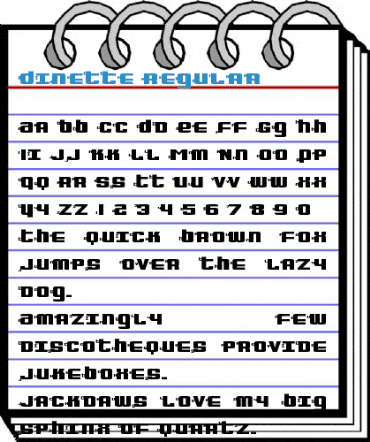 Dinette Regular Font