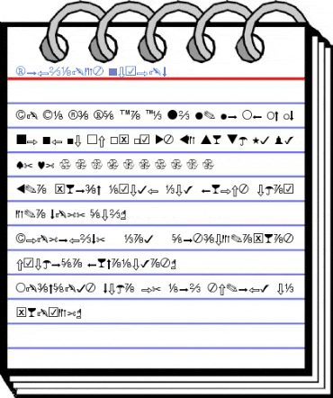 Dingbats Normal Font