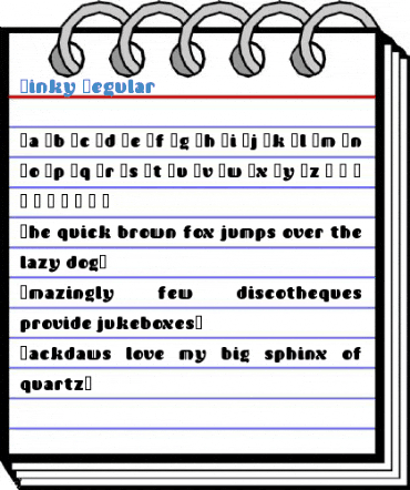 Dinky Regular Font