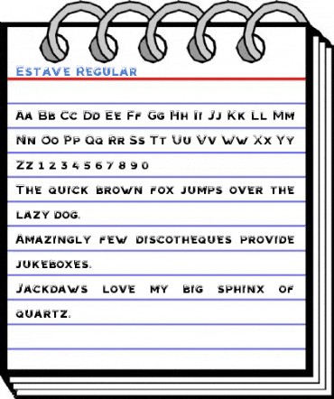 Estave Regular Font
