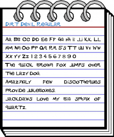 Dirt Devil Regular Font