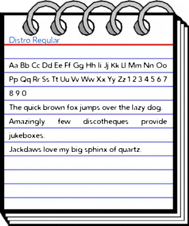Distro Regular Font