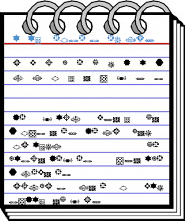 Dizzinz Gemsets Regular Font