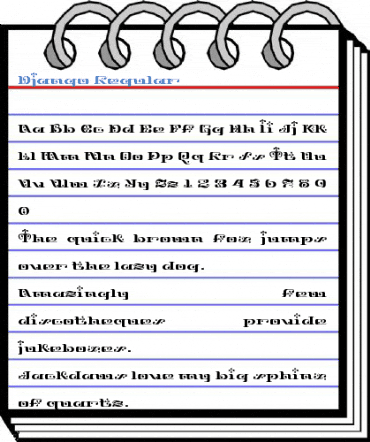Django Regular Font