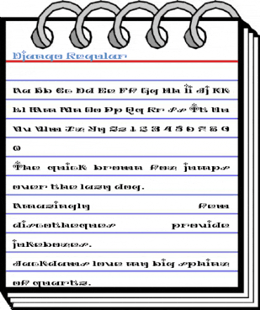 Django Regular Font
