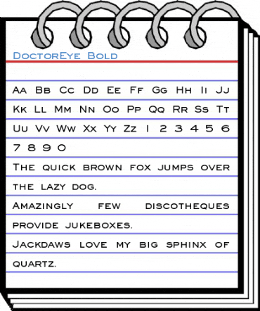 DoctorEye Bold Font