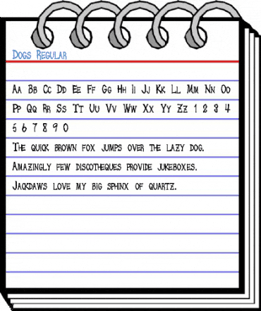 Dogs Regular Font