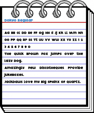 Dokyo Regular Font