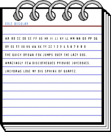 Dole Regular Font