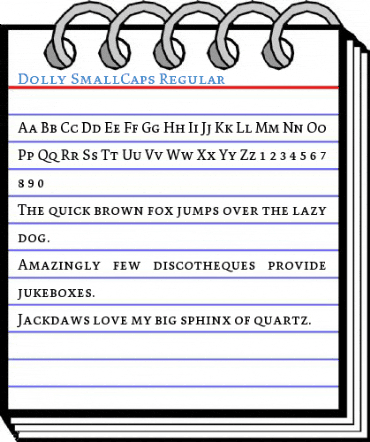Dolly SmallCaps Font