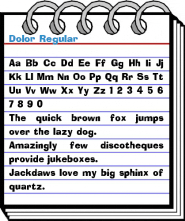 Dolor Regular Font