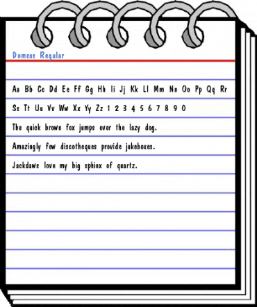 Domcas Regular Font