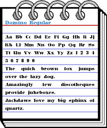 Domino Regular Font