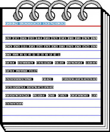 Film Letters Regular Font