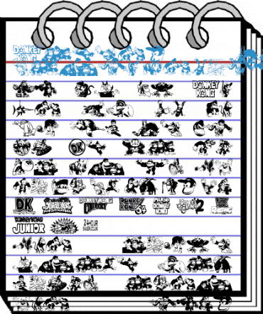 Donkey Kong World Regular Font