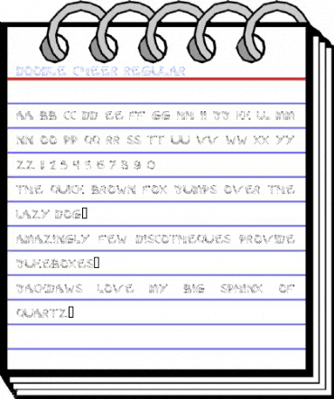 Doodle Cheer Regular Font