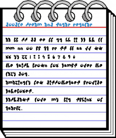 Doodle Cream and sugar Regular Font