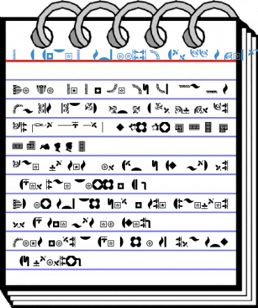 Doodle Dingbats Four SSi Font