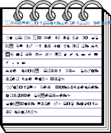 DoodleDingbatsSevenSSK Regular Font