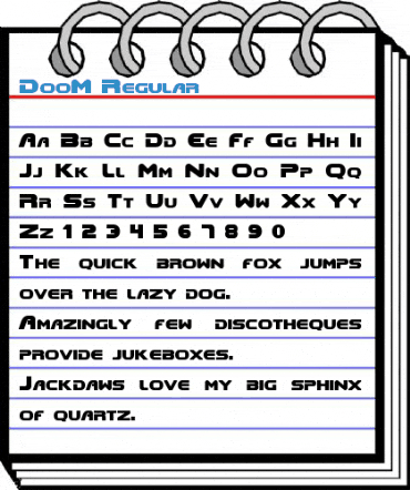DooM Regular Font
