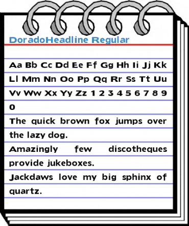 DoradoHeadline Regular Font