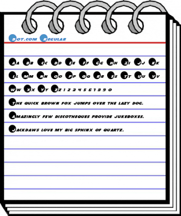 Dot.com Regular Font