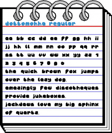 dottomokka Regular Font