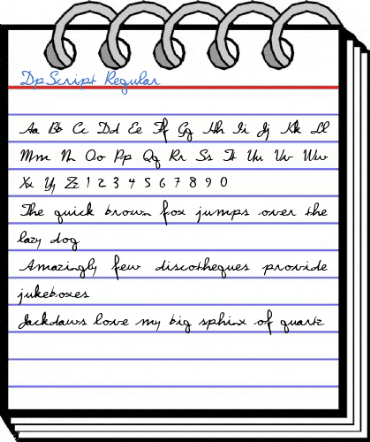 DpScript Regular Font