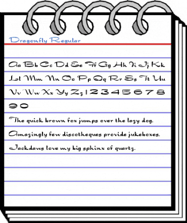 Dragonfly Regular Font