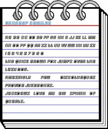 DrCreep Regular Font