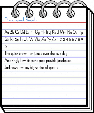 Dreamspeak Regular Font