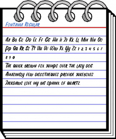 Fontania Regular Font
