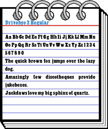 Drivebye 2 Regular Font