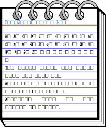 DropCapsText100 Bold Font