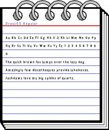 Dross05 Regular Font