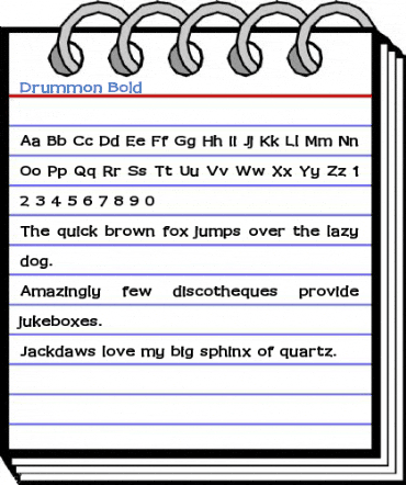 Drummon Bold Font