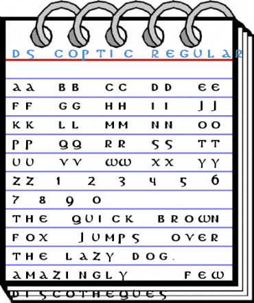 DS Coptic Regular Font