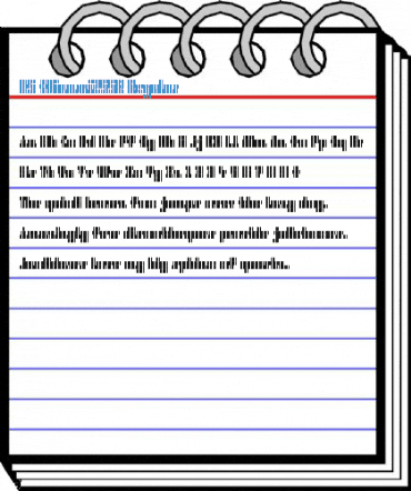 DS Okinami255R Regular Font
