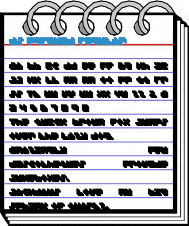 DS P9RMX3D Regular Font