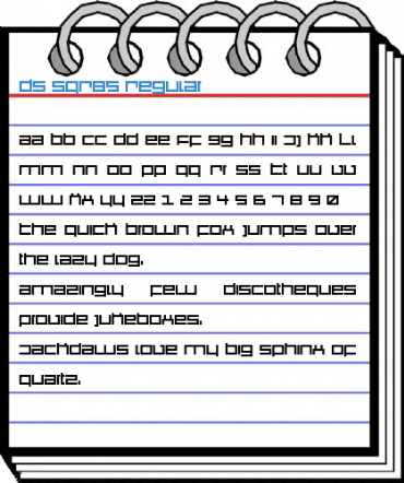 DS SQR85 Regular Font