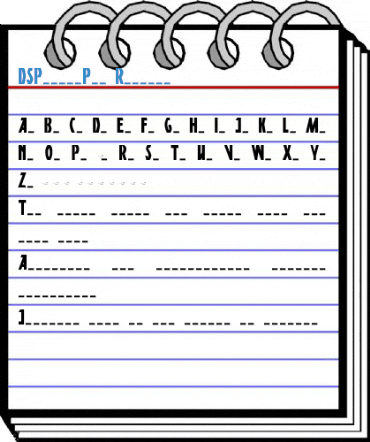 DSPosterPen Regular Font