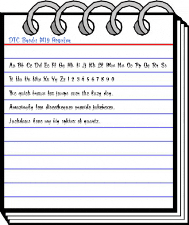 DTC Brody M19 Regular Font