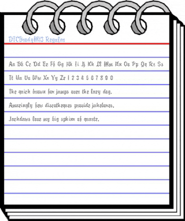 DTCBrodyM13 Regular Font