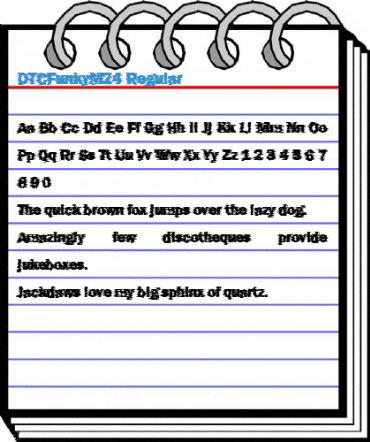 DTCFunkyM24 Regular Font