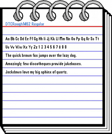 DTCRoughM62 Regular Font