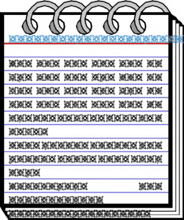 DTCVanDijkM49 Regular Font