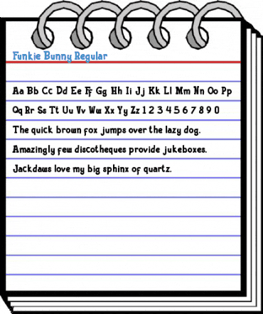 Funkie Bunny Regular Font