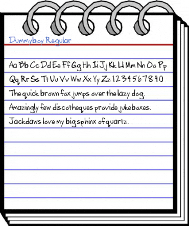 Dummyboy Regular Font