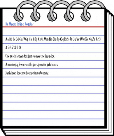 DuMoore Inline Regular Font