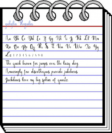 gabylia Regular Font